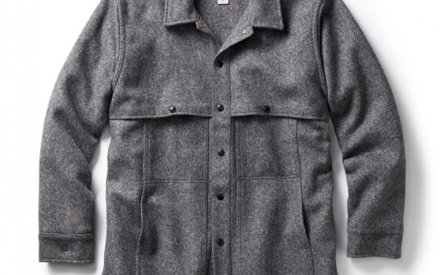Filson - Coats & Jackets - Wool Cape Coat Gray